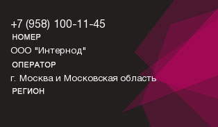 9581001145